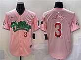 Men's Philadelphia Phillies #3 Bryce Harper Pink Phanatic Limited Stitched Jersey,baseball caps,new era cap wholesale,wholesale hats